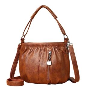 Printed Textured Bucket Shoulder Bag
