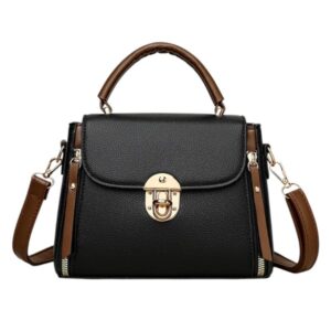 Sophisticated Ruched Handbag with Circular Top Handle